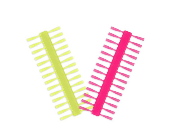 DELPHIN Nekonečná zarážka Delphin Q-STOP / žlutá + růžová 7mm