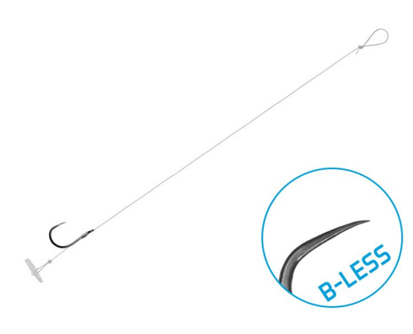 DELPHIN Návazec Delphin FLR Quickstop / 6ks 8cm / 0,22mm / B-LESS #6