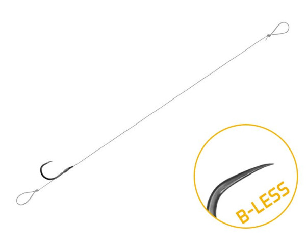 DELPHIN Návazec Delphin FLR Loop / 6ks 8cm / 0,22mm / B-LESS #6