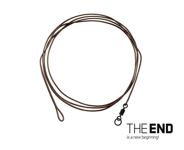 DELPHIN Návazec Delphin THE END Aramid Leader / 1ks 100 cm / 60lbs