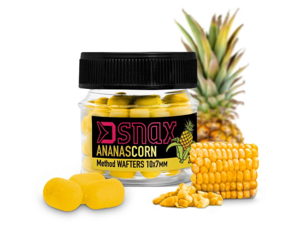 DELPHIN Nástraha D SNAX WAFT 7x5.5mm/20g Kukuřice-Ananas