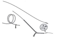 Extra Carp EXC Protahovací struna Elastic Threader 60cm