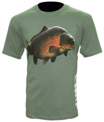 ZFISH Zfish Tričko Carp T-Shirt Olive Green
