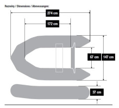 Mivardi Rybářský člun M-BOAT 270S MK2