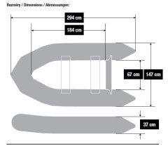 Mivardi Rybářský člun M-BOAT 290P MK2