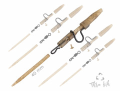 ZFISH ZFISH Závěska Heavy Duty Clip Complete Pin Set 40 mm