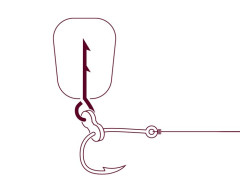 DELPHIN Nástrahový osten Delphin STINGER+ / černý / 12ks 15mm