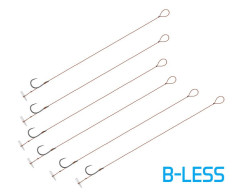 DELPHIN Návazec Delphin Proxi Quickstop / 6ks 8cm / 0,10mm / B-LESS #6