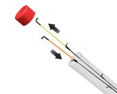 DELPHIN Tubus na špičky Delphin FEEDER 30mmx68cm