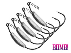 DELPHIN Háček BOMB! HeavyShank / 5ks 3g-2/0