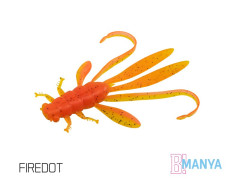 DELPHIN Top mix nástrah Nymfa Delphin MANYA UVs / 5ks 10.5cm / Pearl + Candy + Firedot + Reactor + Brick