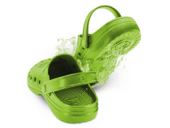 DELPHIN Pantofle Delphin OCTO / limetkově zelené 45