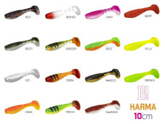 DELPHIN Umělá nástraha Delphin KARMA UVs / 5ks 10cm/CANDY