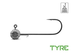 DELPHIN Jigová hlava s držákem Delphin TYRE / 2ks 80g-10/0