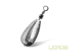 DELPHIN LEADS Hruška s obratlíkem / 5ks