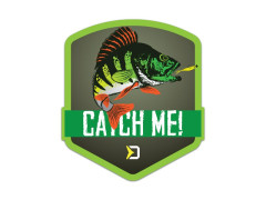 DELPHIN Nálepka Delphin CatchME! OKOUN 9x8cm