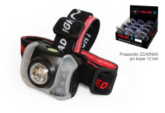 DELPHIN Čelová lampa Delphin POLAR_X 5+4 LED