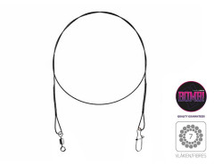 DELPHIN Titánové lanko 1x7 BOMB! s obratl. a karab.