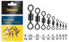 DELPHIN Rolling Swivel A-01/10ks