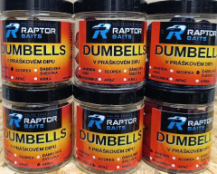 RAPTOR BAITS DUMBELLS 250 ml – v práškovém dipu