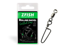 ZFISH ZFISH Obratlík s Karabinou Rolling Swivel & Coastlock snap