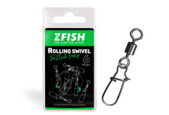 ZFISH ZFISH Obratlík s Karabinou Rolling Swivel & Fastlock Snap