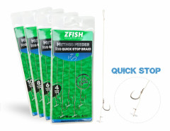 ZFISH ZFISH Návazec Method Feeder Rig Quick Stop Braid 5 ks