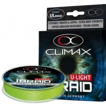 Pletená šňůra Climax iBraid U-Light neon-zelená 135m
