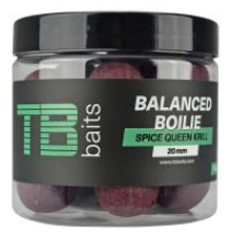 TB Baits Vyvážené Boilie Balanced 100g 16mm Spice Queen Krill