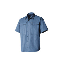 Košile Zulo II Geoff Anderson krátký rukáv - modrá