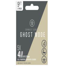 Wychwood Ujímaný návazec Ghost Mode Tapers 3X 9ft 6lb