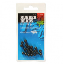 Giants fishing Gumové kuličky Rubber Beads Transparent Green 3mm,20ks