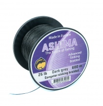 Ashima vlasce, šňůry - Gangster pletená šňůra 0,20mm 25lb 600m černá