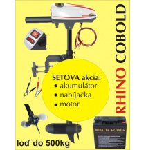 Rhino set Cobold + akumulator 17Ah/12V + nabíječka
