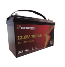 Lithiová baterie Perfectium PL s displejem 12.8V 100Ah
