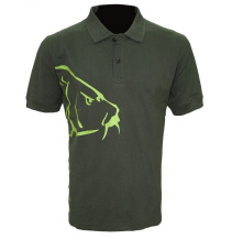 Zfish Tričko Carp Polo T-Shirt Olive Green