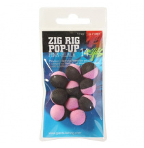 Giants fishing Pěnové plovoucí boilie Zig Rig Pop-Up pink-black 14mm,10ks