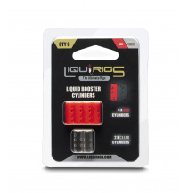 Liquirigs - Liquid Zig Booster kapsle, červená a čirá 4+2ks