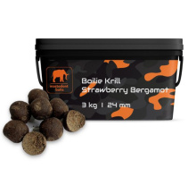 Mastodont Baits Boilies Krill Strawberry Bergamot 3 kg 24 mm