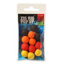 Giants fishing Pěnové plovoucí boilie Zig Rig Pop-Up 14mm mix color,12ks